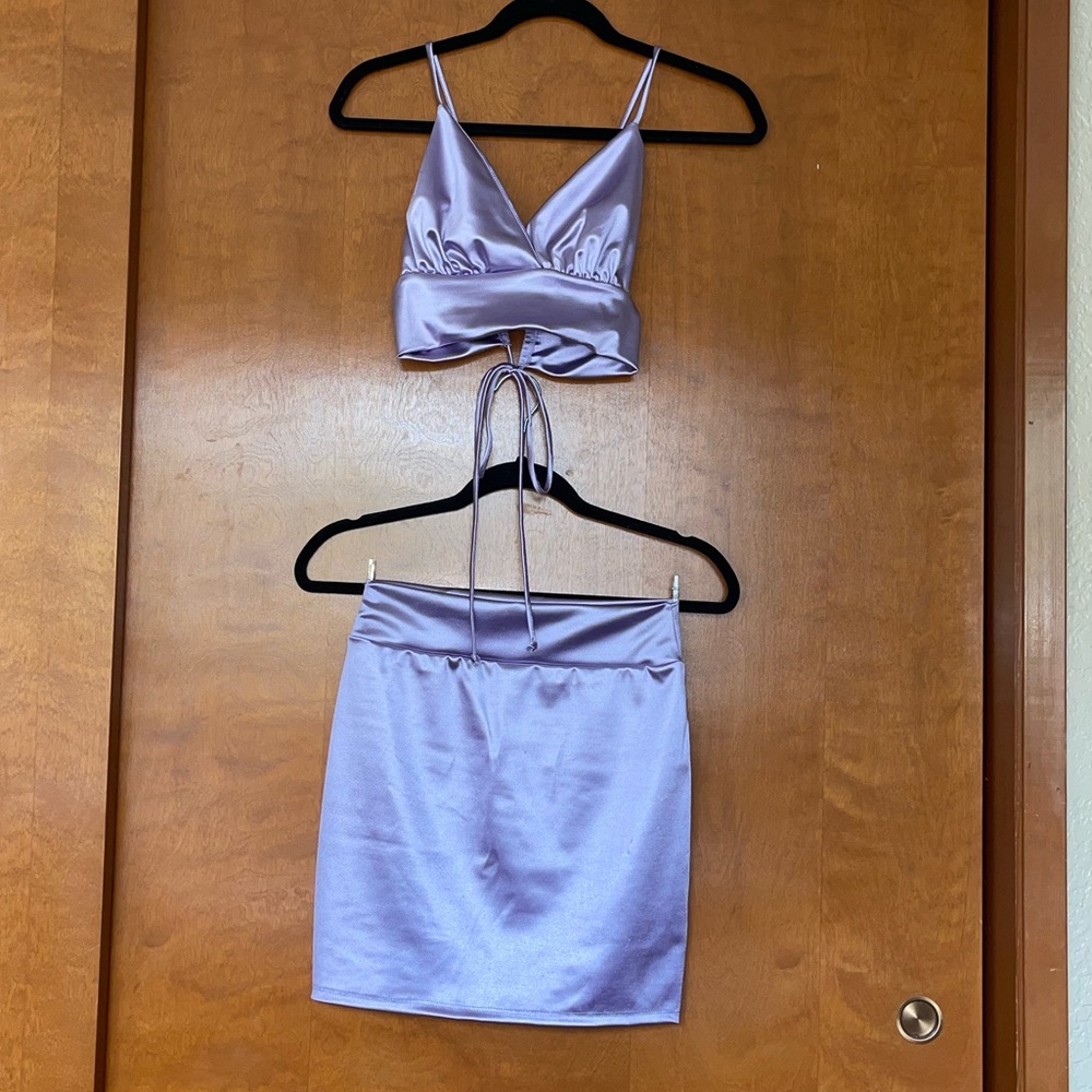 Satin 2-piece Going Out Set